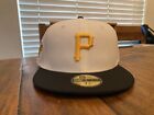 MyFitteds Pittsburgh Pirates 06 AS 2 tone off white New Era Fitted 7 3/4 Gray UV