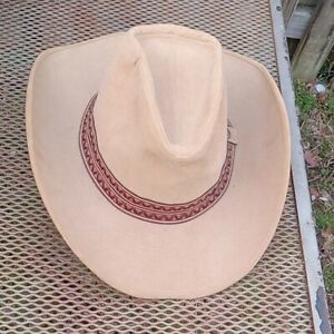 Vintage Levi's Strauss Denim Cowboy Western Hat Made in USA Size 7 1/8 Beautiful