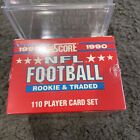 1990 Score Football Rookie & Traded 110 Card Sealed Set! With Acrylic Case