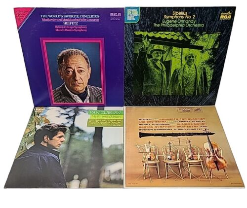 Classical Vinyl LP Lot of 4 -Tchaikovsky, Mozart, Benny Goodman & MORE VERY GOOD