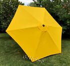 BELLRINO Patio Umbrella 9 ft Replacement Canopy for 6 Ribs Yellow Color