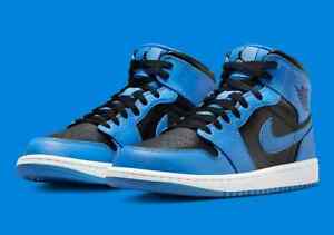 Nike Air Jordan 1 Mid Shoes University Blue Black DQ8426-401 Men’s or GS NEW