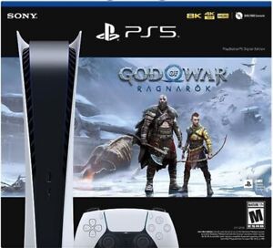 New ListingSony PS5 Blu-Ray Edition Console God of War Ragnarök Bundle - White