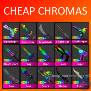 Roblox Murder Mystery 2 MM2 Super Rare Chroma Knives and Guns *FAST DELIVERY*
