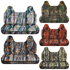 Camouflage bench seat cover with molded headrest 24 colors select color /