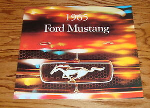 1964 1965 Ford Mustang Sales Brochure 64 65 Hardtop Convertible