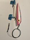 Silver Horde 4 Inch Vintage  Never Used Salmon Plug Hummpy Pink Ready Rigged