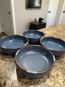 VINTAGE DANSK Mesa Sky blue 6” Cereal Bowls