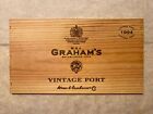 1 Rare Wine Wood Panel Graham’s Vintage Port Portugal CRATE BOX SIDE 12/23 211a