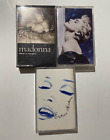 Madonna Cassette Tapes Lot Of 3 Albums Like A Virgin, True Blue, Erotica 80s 90s