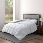Oversized Queen Comforter Goose Feather Lightweight Duvet Insert White 90”x98”