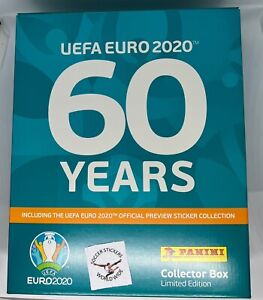 LIMITED EDITION Panini UEFA  2020 EURO PREVIEW 60 YEARS VERY HARD TO FIND SET