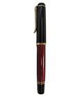 Pelikan Fountain Pen Souveran M400 Striped Red Nib B 14K From Japan JP