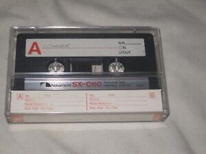 Nakamichi SX-C60 High Bias Ferricobalt Cassette Tape Used Sold As Blank Japan