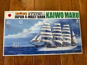 Aoshima Kaiwo Maru Japan 4 Mast Bark Sailing  Ship 1/350 scale