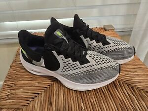 Nike Air Zoom Winflo 6 Black Grey Running Shoes Men's 7.5 Free Shipping
