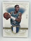 ALONZO MOURNING 2013-14 NATIONAL TREASURES  MATERIAL TREASURES GOLD PATCH #08/10