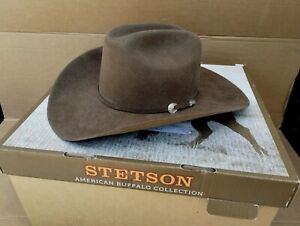 Stetson Western Cowboy Hat XXXX Mink Color American Buffalo Collection  58 7 1/4