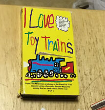 Vintage I Love Trains VHS Video Tom McComas Steam Engine Railroad All Ages 1994