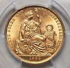 1960, Peru (Republic). Beautiful Gold 20 Soles Coin. (9.36gm) Pop 2/2! NGC MS65!