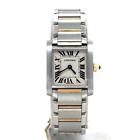 Cartier Tank Francaise Small Model 18k Yellow Gold & Steel Ladies Watch W51007Q4
