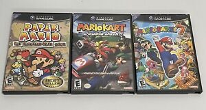 Lot of 3 Games Nintendo GameCube Paper Mario Thousand-Year Double Dash Party 7