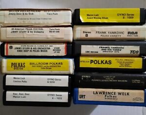 Lot Of 14 Polka 8 Track Tapes