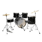 Glarry 5 PCS Adult Drum Set, Full Size Percussion Kit with Stool and Stands