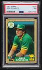 1987 Topps Jose Canseco #620 PSA 7