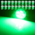 20X Green License Instrument Cluster Light Bulbs T10 W5W 194 2825 168 6-SMD LED