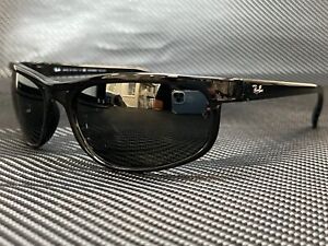 RAY BAN RB2027 601 W1 Black Rectangle 62 mm Unisex Polarized Sunglasses