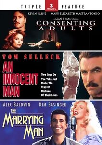 CONSENTING ADULTS + AN INNOCENT MAN + THE MARRYING MAN New DVD Triple Feature