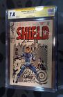 Nick Fury, Agent of SHIELD #4 CGC 7.0 Signed by Jim Steranko AND Roy Thomas! SS1