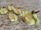 Vintage Hull Happy Duck Swan Family Planters servers Green - Set of 5- READ
