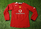 MANCHESTER UNITED 2004/2006 FOOTBALL L/S SHIRT JERSEY AWAY NIKE ORIGINAL YOUNG L