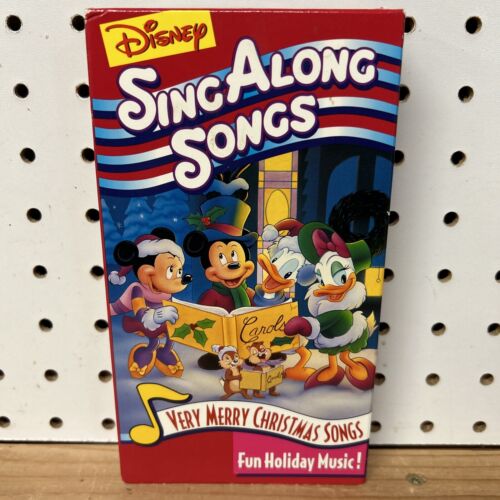 Disneys Sing Along Songs - Very Merry Christmas Songs (VHS, 2000)