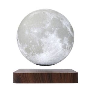 Levitating Moon Lamp, Magnetic Floating Moon Lamp Spinning Luna Night Light with