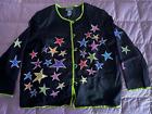 Cute Women's Jacket With Colored Stars On It Fun For A Mary Kay Star Consultant