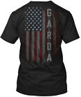 Garda Family American Flag T-Shirt Made in the USA Size S to 5XL