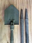Vintage Us Army Shovel Wood 1945 With Spare Handle