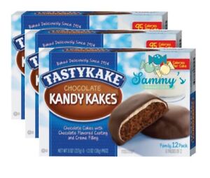 Tastykake Chocolate Kandy Kakes 3 Boxes