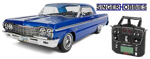 REDCAT RER14407 SixtyFour Kandy N Chrome 1/10 RTR RC Hopping Lowrider Blue HH