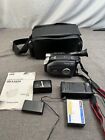 JVC GR-AX830 Compact VHS Camcorder 44 X Zoom Tested Works W Tape Batteries Etc