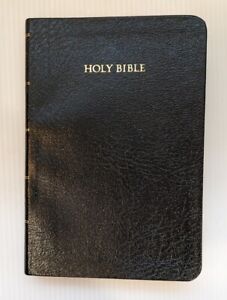 KJV Holy Bible Pocket Companion Edition Red Letter (Nelson 1695) Black Leather