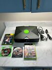 New ListingMicrosoft Original Xbox Console Only Video Game System Tested Works W/ 4 Games