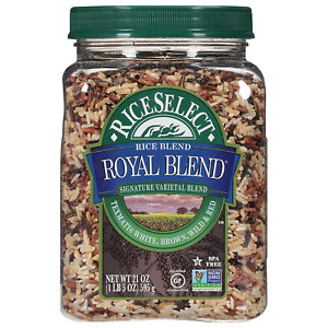 Royal Blend, Blend Of Texmati White, Brown, Red, And Wild Rice, Premium Gluten F