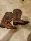 Ferrini Cowboy Boots Made Out Of Kangaroo Skin Genuine Size 13d