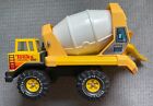 Mighty Tonka Yellow Truck Cement Mixer Turbo Diesel