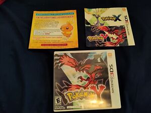 Pokemon Y (3DS) Game+Cover+Inserts