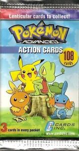 Pokemon Advanced Action Card Lenticular Choose Your Card NM
